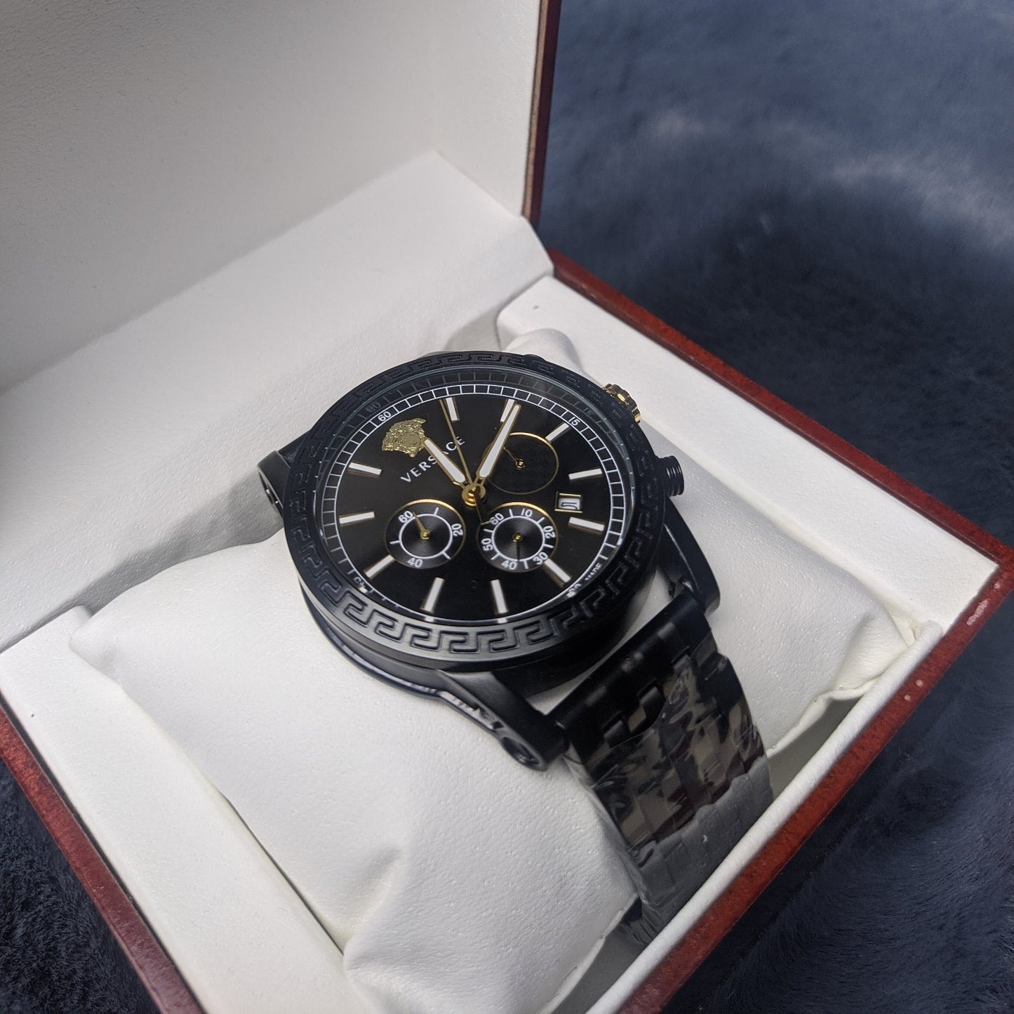 New Aion Verseca chronograph Full Black AA Watch For Men's