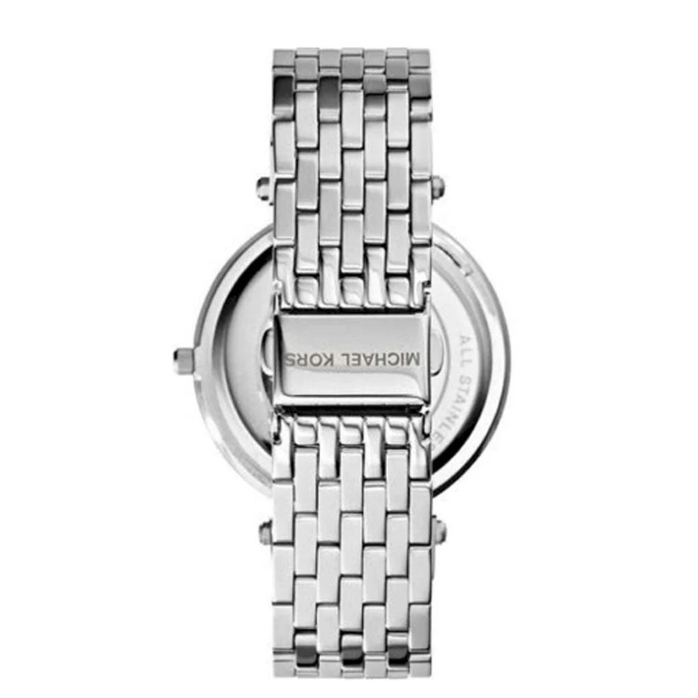 Michael Kors Darci Silver Dial Silver Steel Strap Watch For Women - MK3437