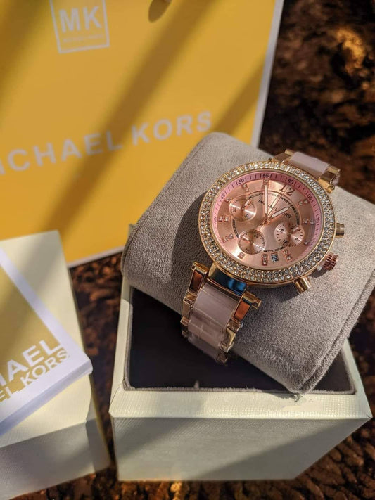 Michael Kors Parker MK5774 Womens Watch Rose Gold