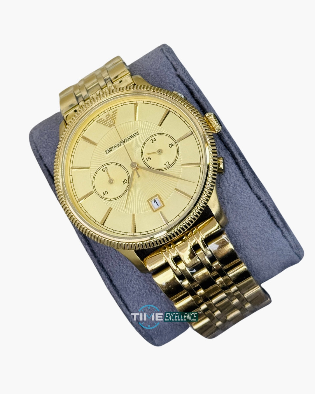 Emporio Armani Master Grade Gold Color Watch For Men AR1795