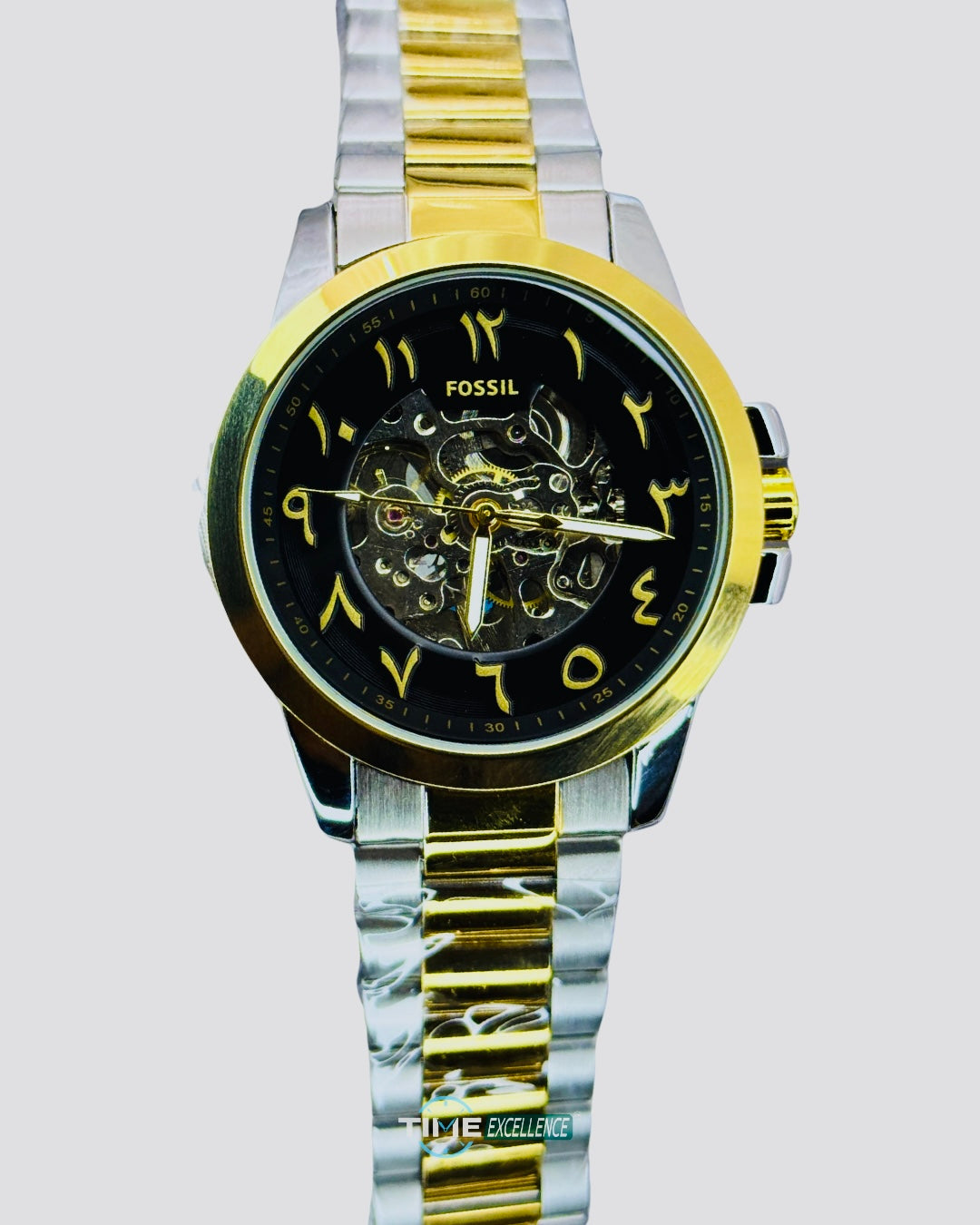 Fossil AA Grade Arabic Dail Two Tone Automatic Mens Watch