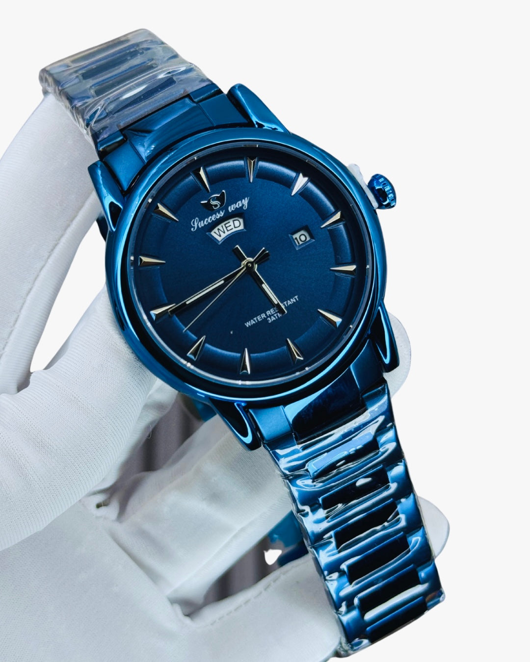 Success Way Luxury Watch For Man Waterproof Luminous Date Week Stainless Steel Men Watch Casual