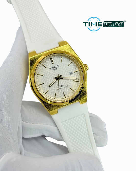 Tissot PRX AA Grade White Color White Dail Watch AA Grade Mens