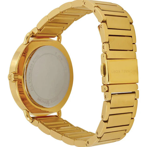 Michael Kors Portia Gold Dial Gold Steel Strap Watch For Women - MK3639