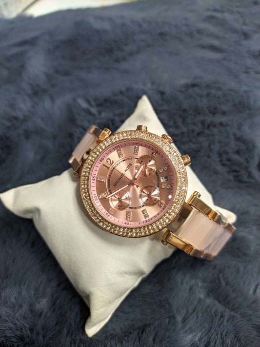 Michael Kors AA Women's Rose Gold Watch