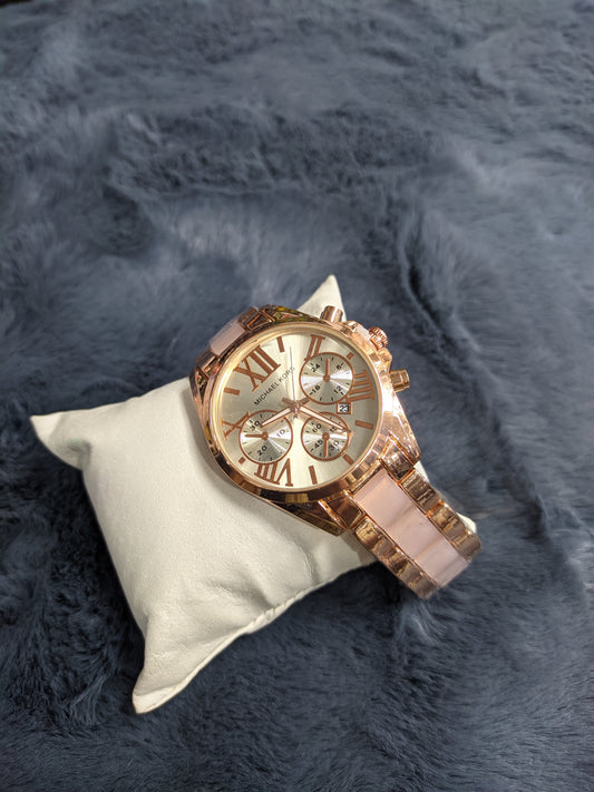 Michael Kors Women's Ritz Rose Gold-Tone Watch