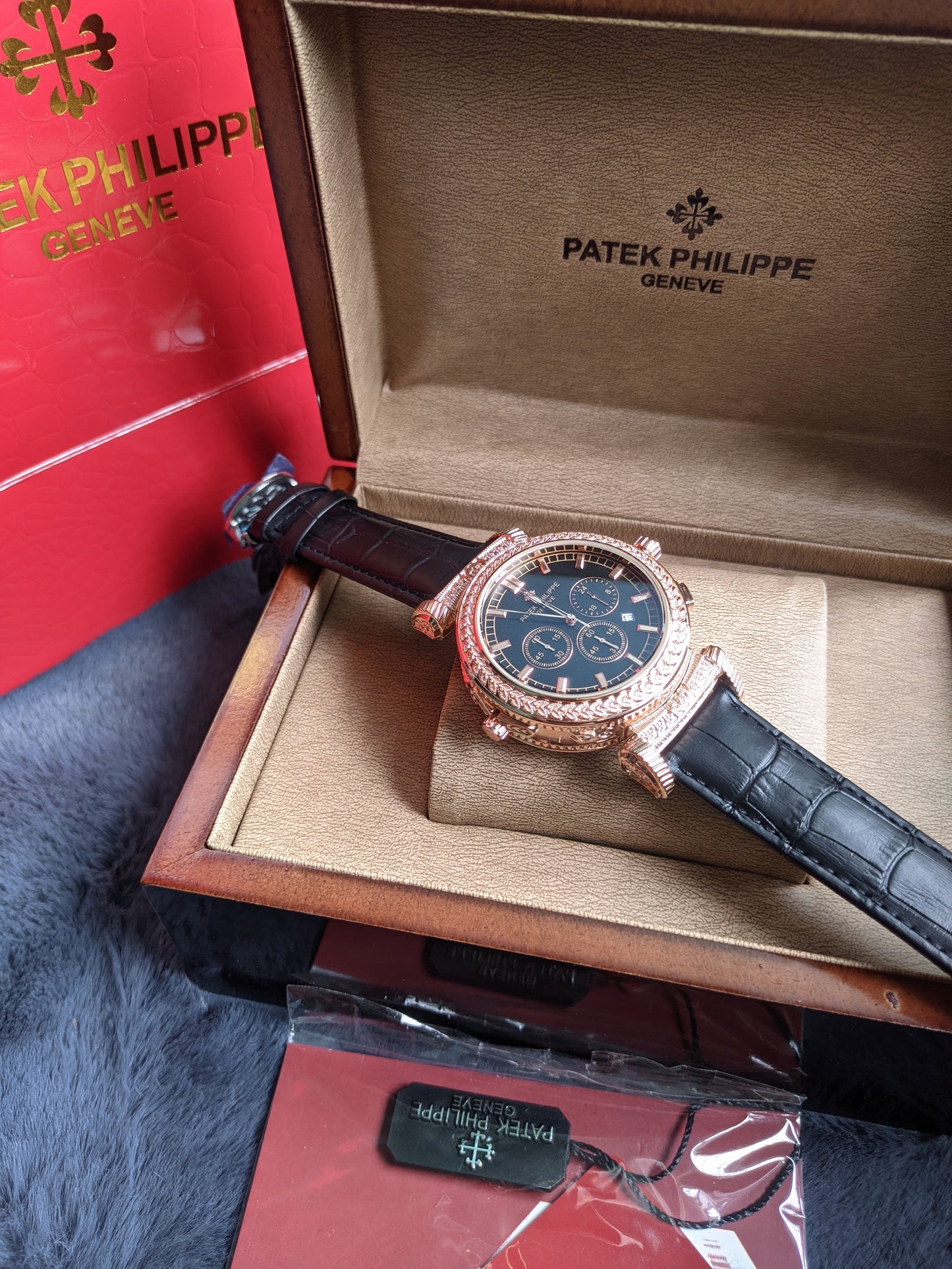 Patek Philippe AA Grade Double faced Time piece 3 Color