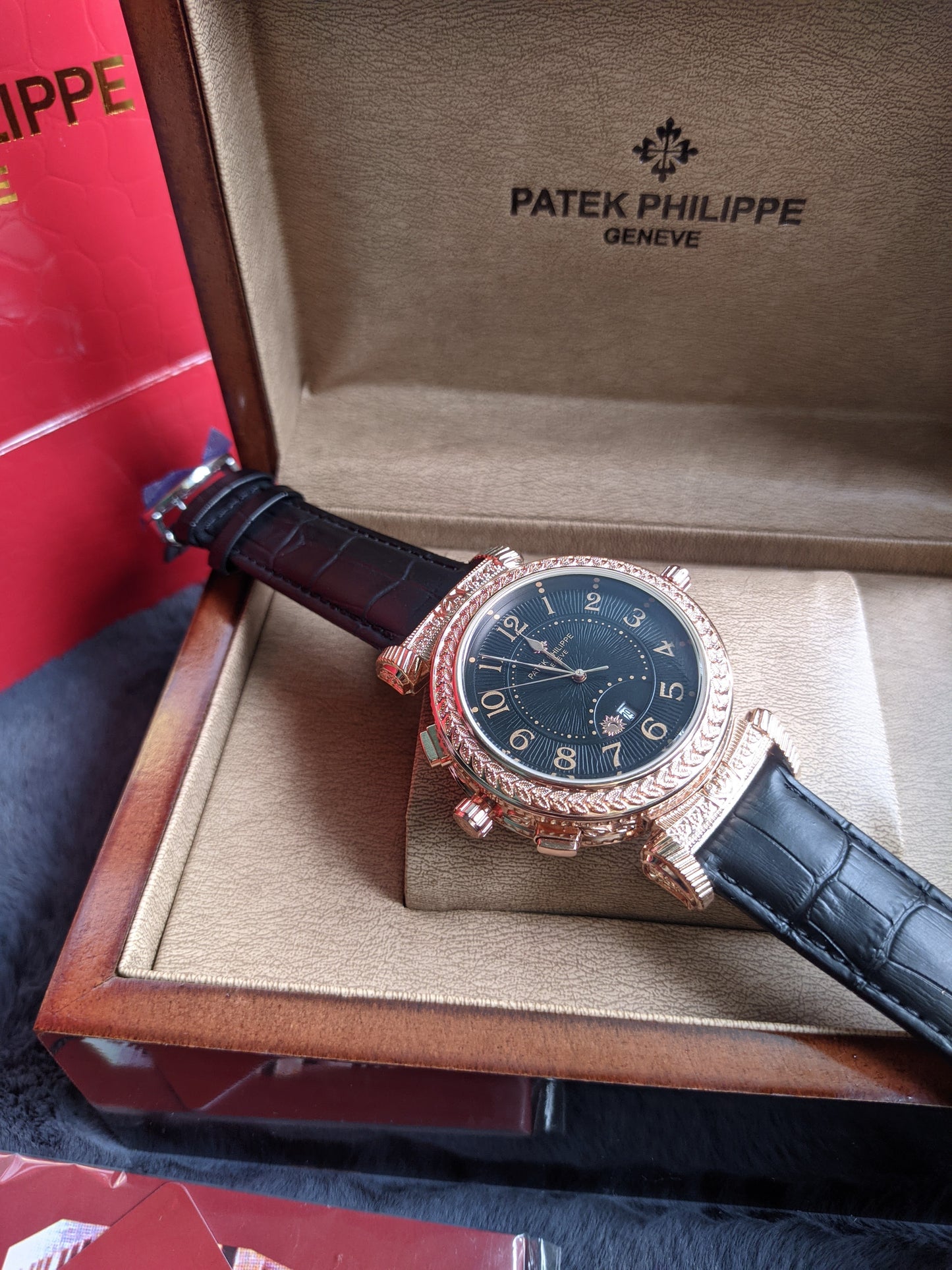 Patek Philippe AA Grade Double faced Time piece 3 Color