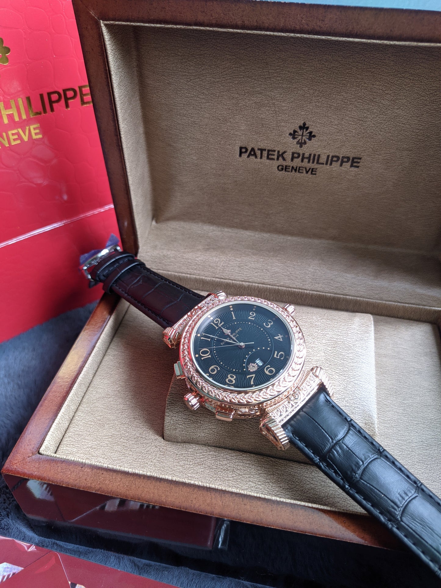 Patek Philippe AA Grade Double faced Time piece 3 Color