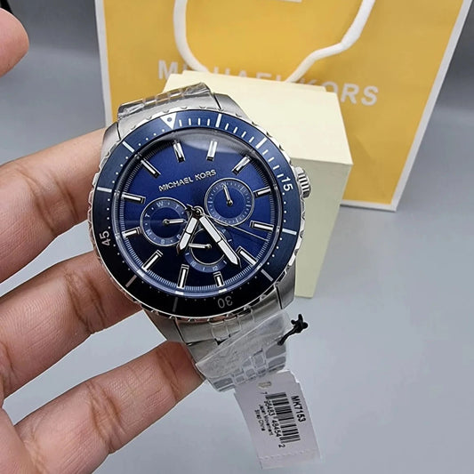 Michael Kors Cunningham Chronograph Blue Dial Men's Watch | MK7155