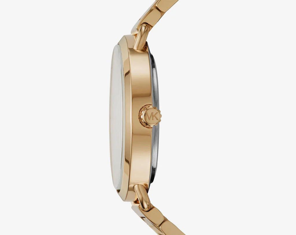 Michael Kors Portia Gold Dial Gold Steel Strap Watch For Women - MK3639