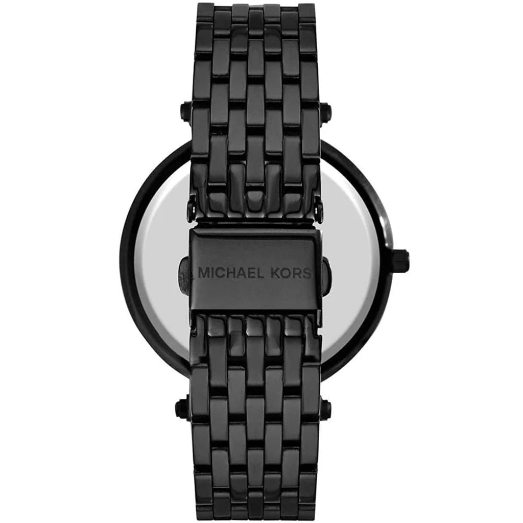 Michael Kors Darci Black Dial Black Steel Strap Watch For Women - MK3337